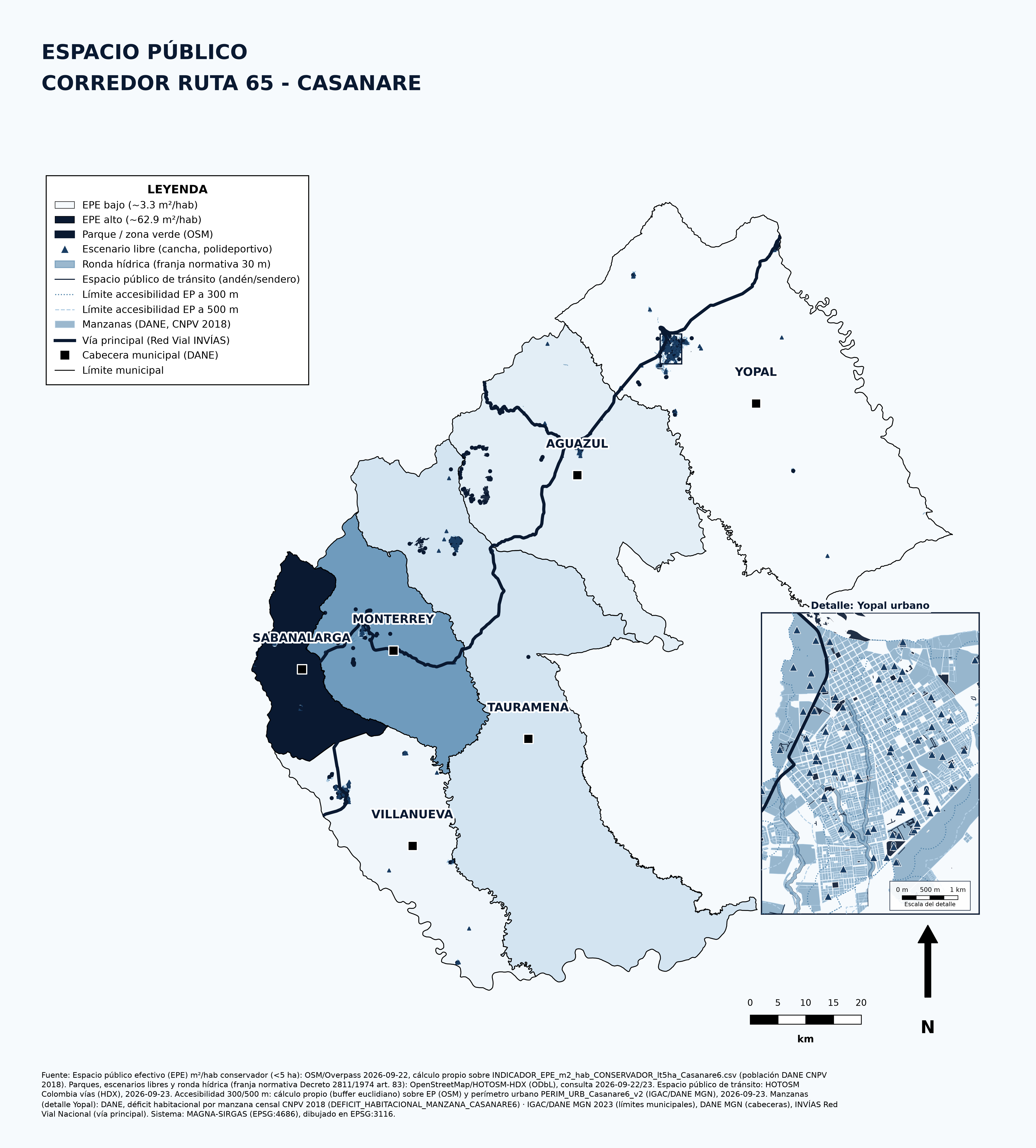 Mapa de espacio público